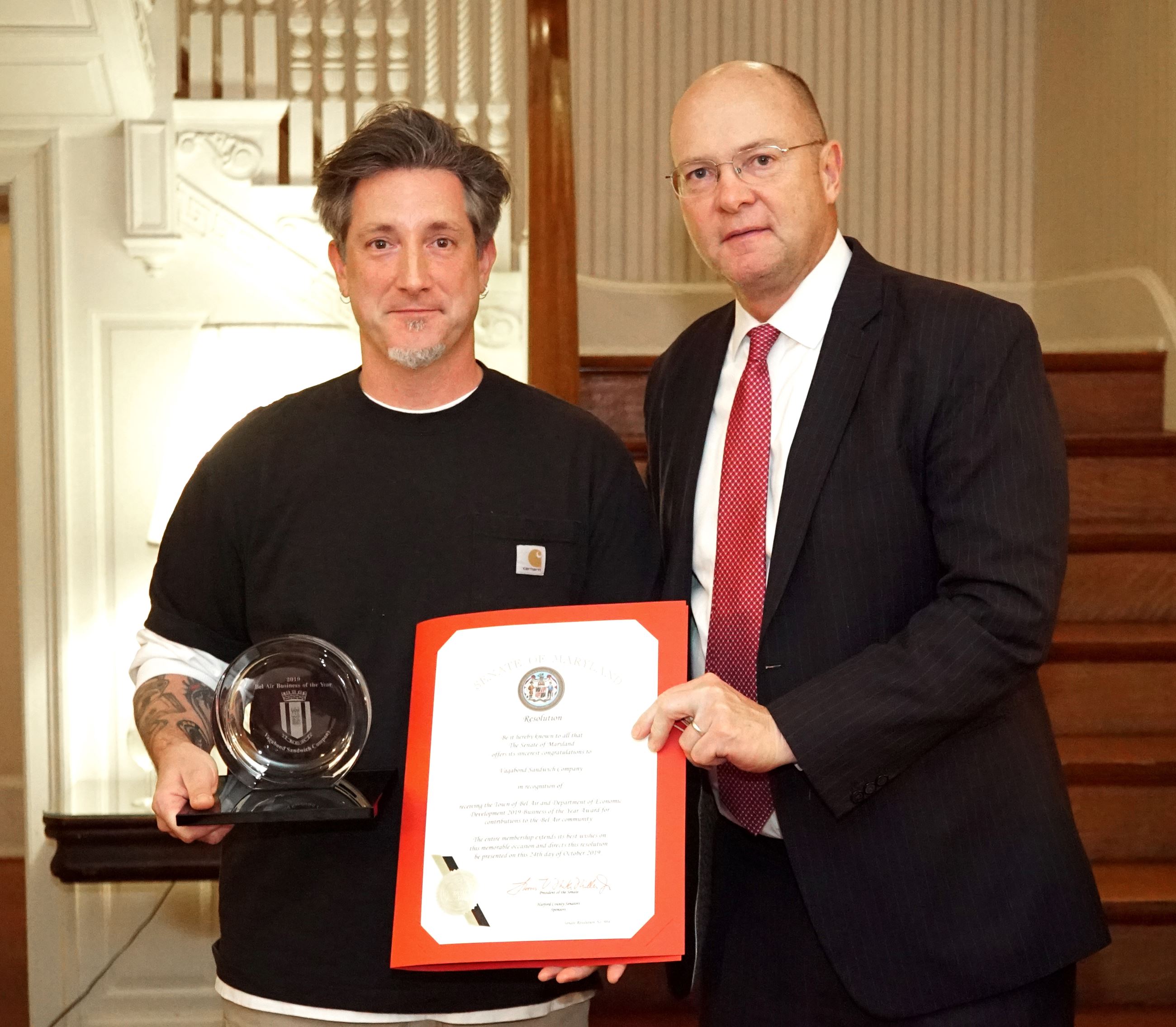 Ben Meyer, Sen. Robert Cassilly