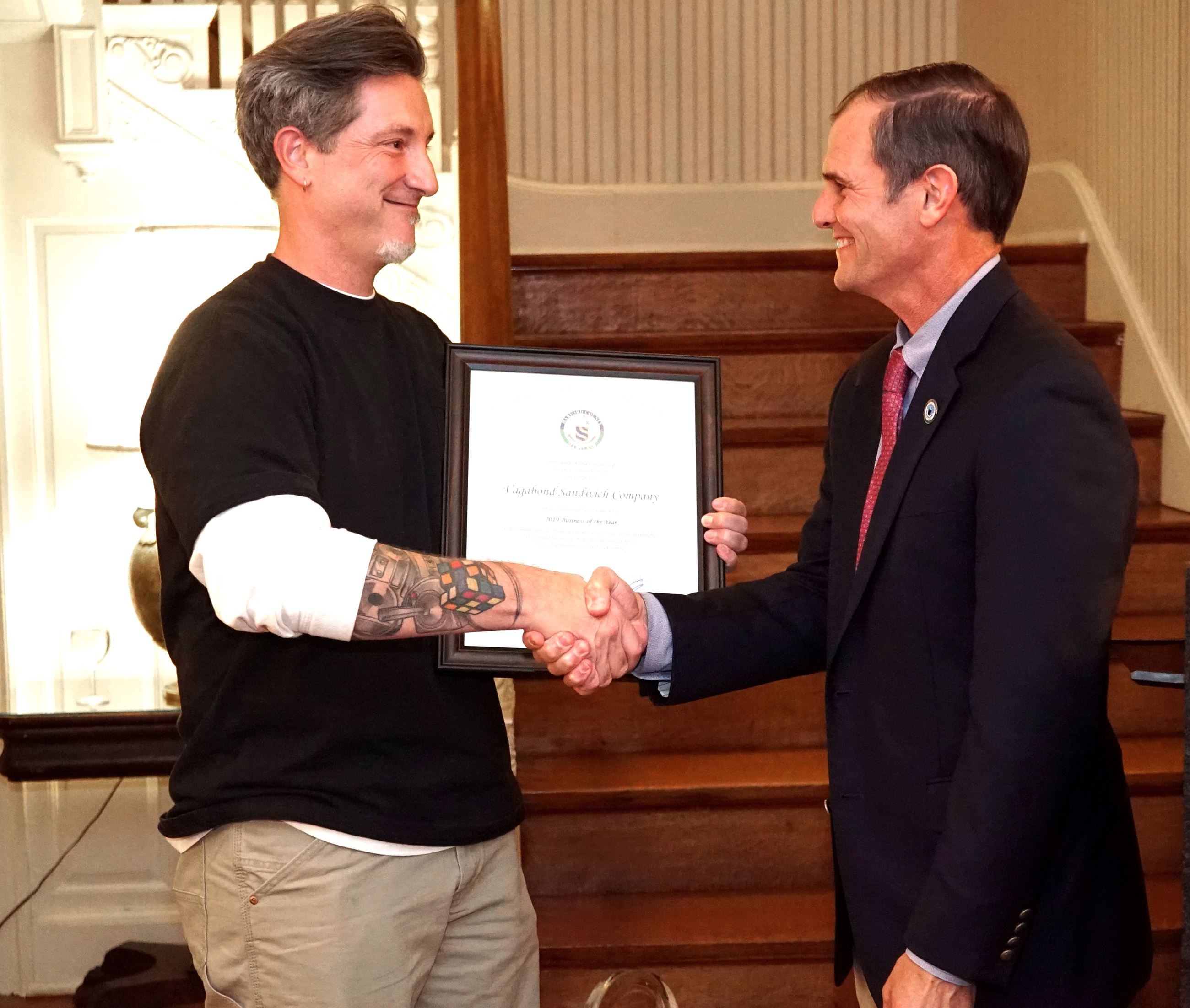 Ben Meyer, Harford County Director of Administration Billy Boniface