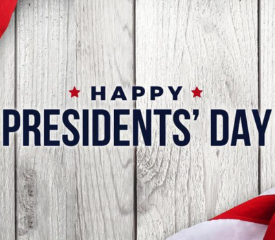 Image wishing viewer Happy Presidents Day 2025