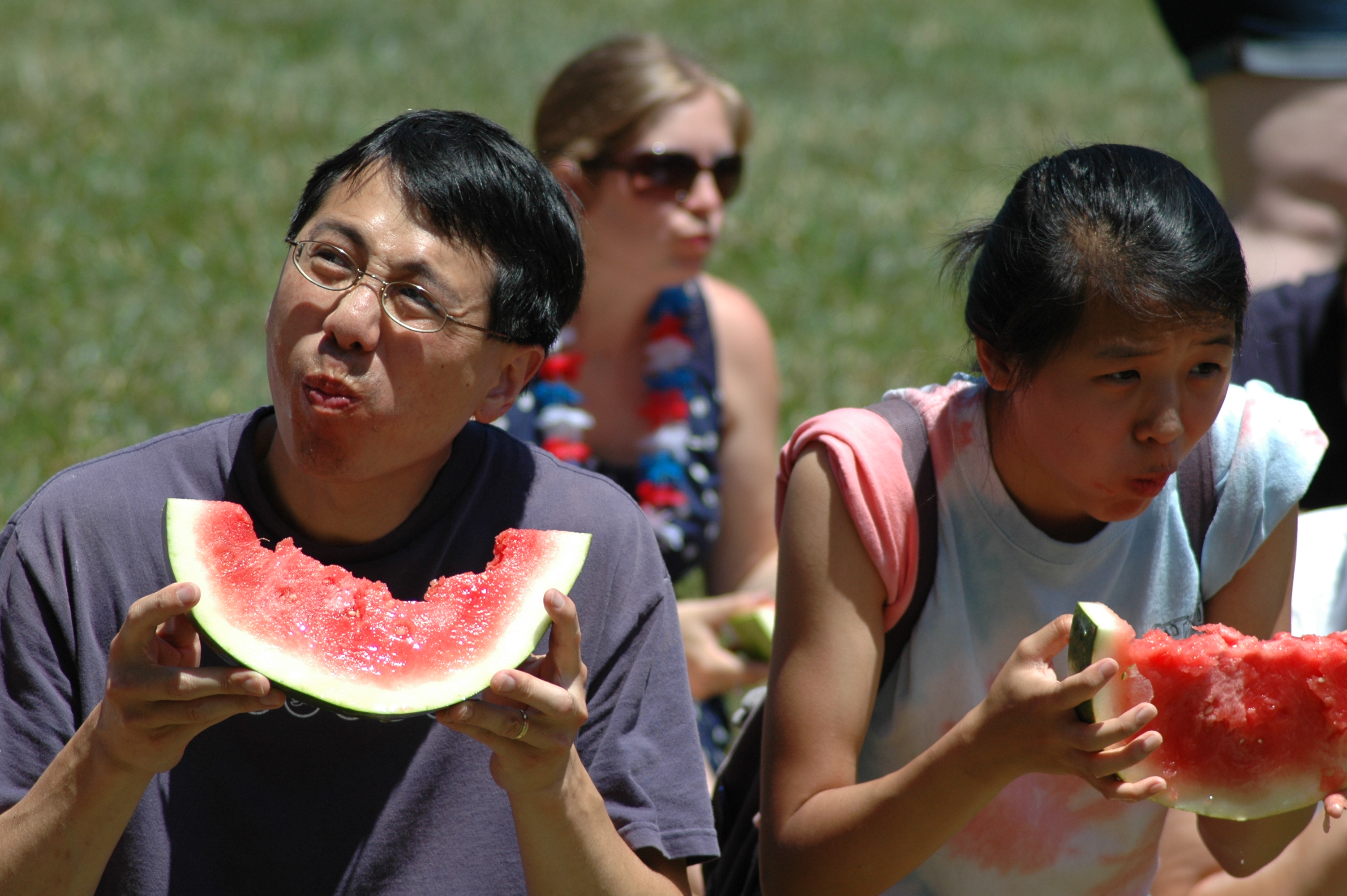 Watermelon eating contest